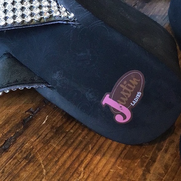 Justin Ladies Platform Sandals size 8 - Picture 3 of 13